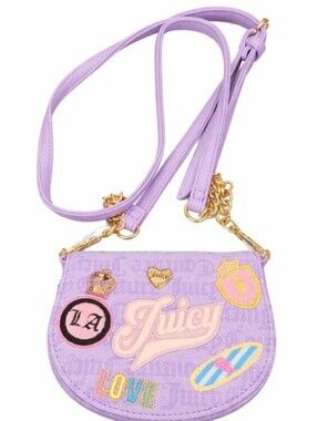 JUICY COUTURE Lavender Run the World Mini Rounded Crossbody Bag, NWT